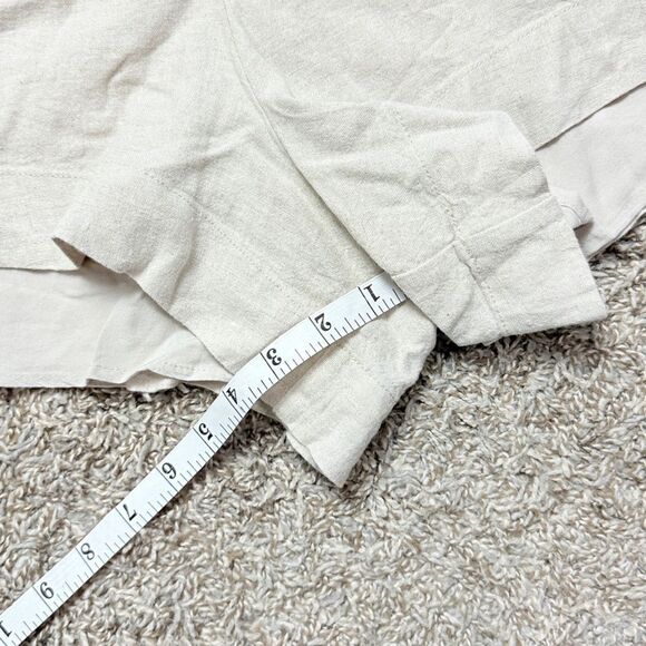 NWT Abercrombie & Fitch Taupe Linen Blend Shorts - Picture 5 of 7